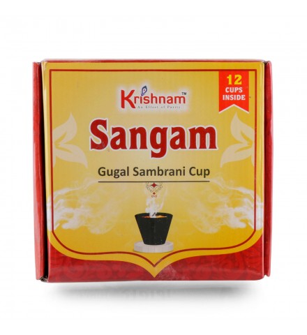 Krishnam Sangam Gugal Sambrani Cup 12 In 1 Pack